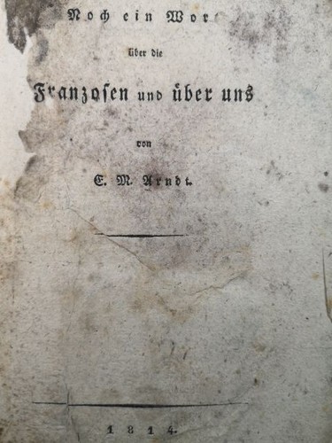 Noch ein wort - über, die